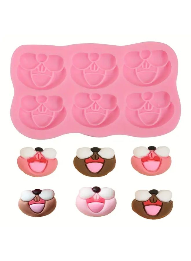 Model A14 Silicone Squirrel Bear Fondant Mold For Cake Candy Ice Cream Baking - Image 1