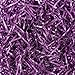 LJY Glitter Raffia Paper Shreds 100g Crinkle Cut Filler for Gift Wrapping Basket Filling Wedding Decorations Party Supplies and DIY Crafts Shredded Confetti Strands Glitter Purple - Image 3