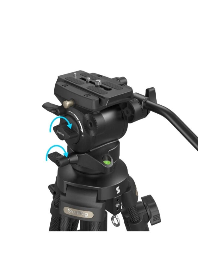 SmallRig Lightweight Video Carbon Fiber Tripod Kit AD-50 4685 - Image 2