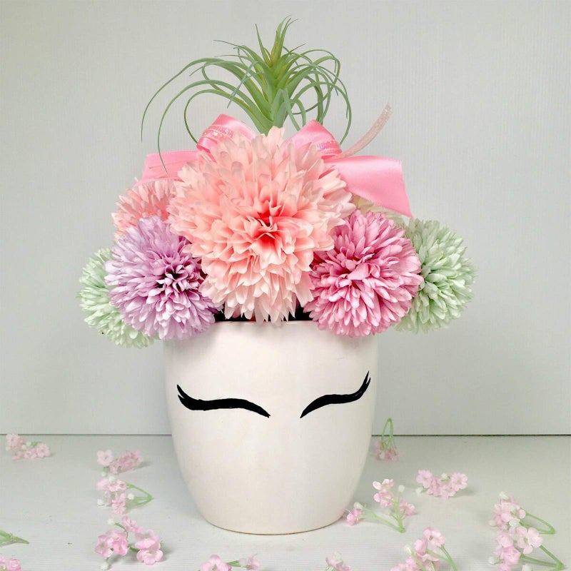 Cosmos Pack of 2 Artificial Succulents Plants Air Plants Faux Succulent Greenhouse Small Plants Unpotted Greenery Plant for Home Terrarium Arrangements Office Decor - Image 4