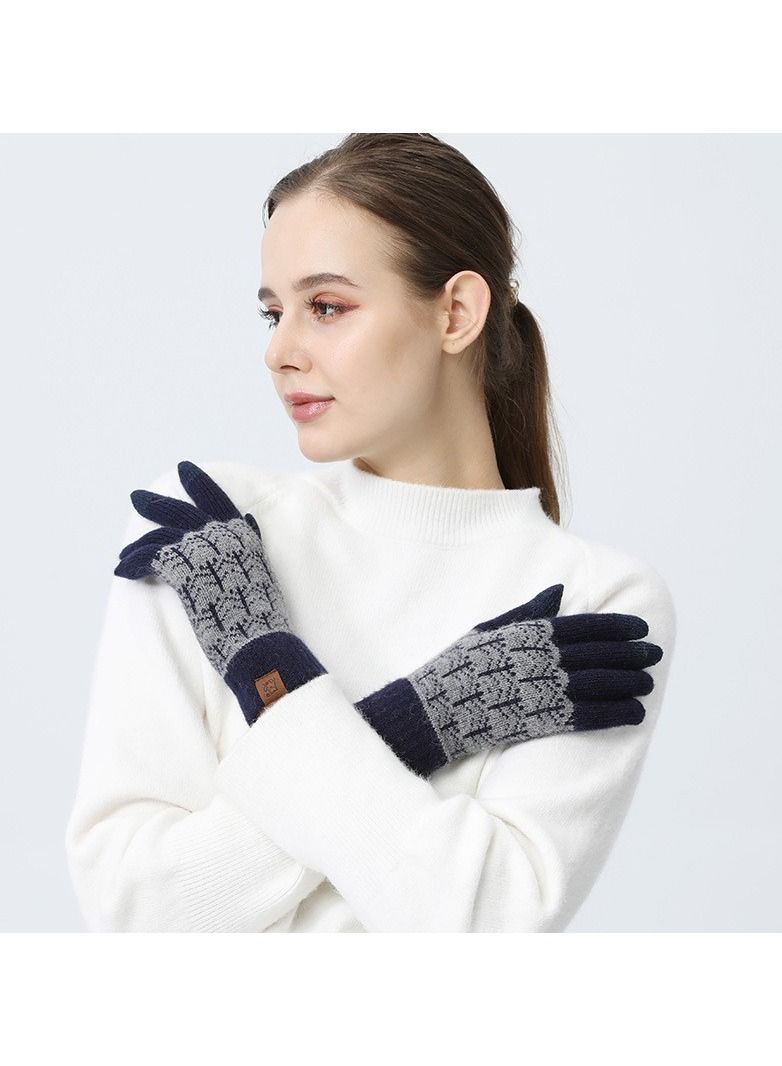 Loquat Solid Knit Gloves 