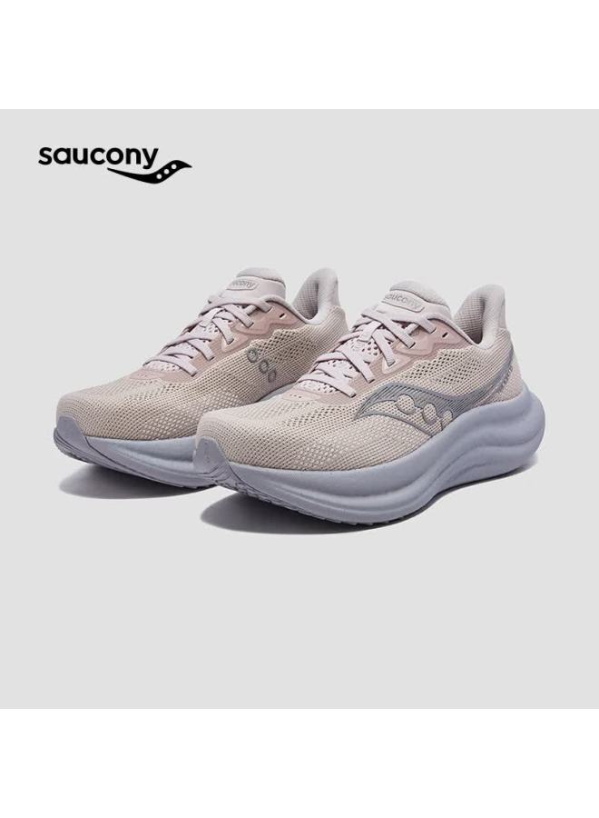 Saucony Triumph 23 Women's Cushioned Responsive Running Shoes Comfortable Sports Shoes Light Pink Size 40 - Image 5