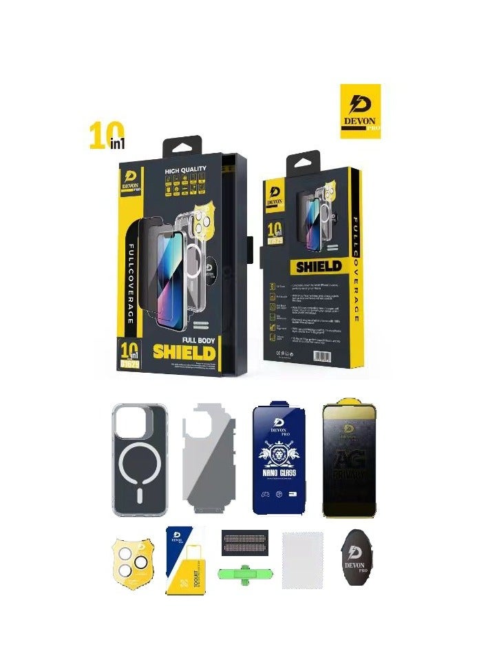 Devon iPhone 11 Pro Max Protection (Privacy Case) MagSafe 10in1 Package [iPhone Protection Package] The strongest complete protection for your phone ever - Image 3