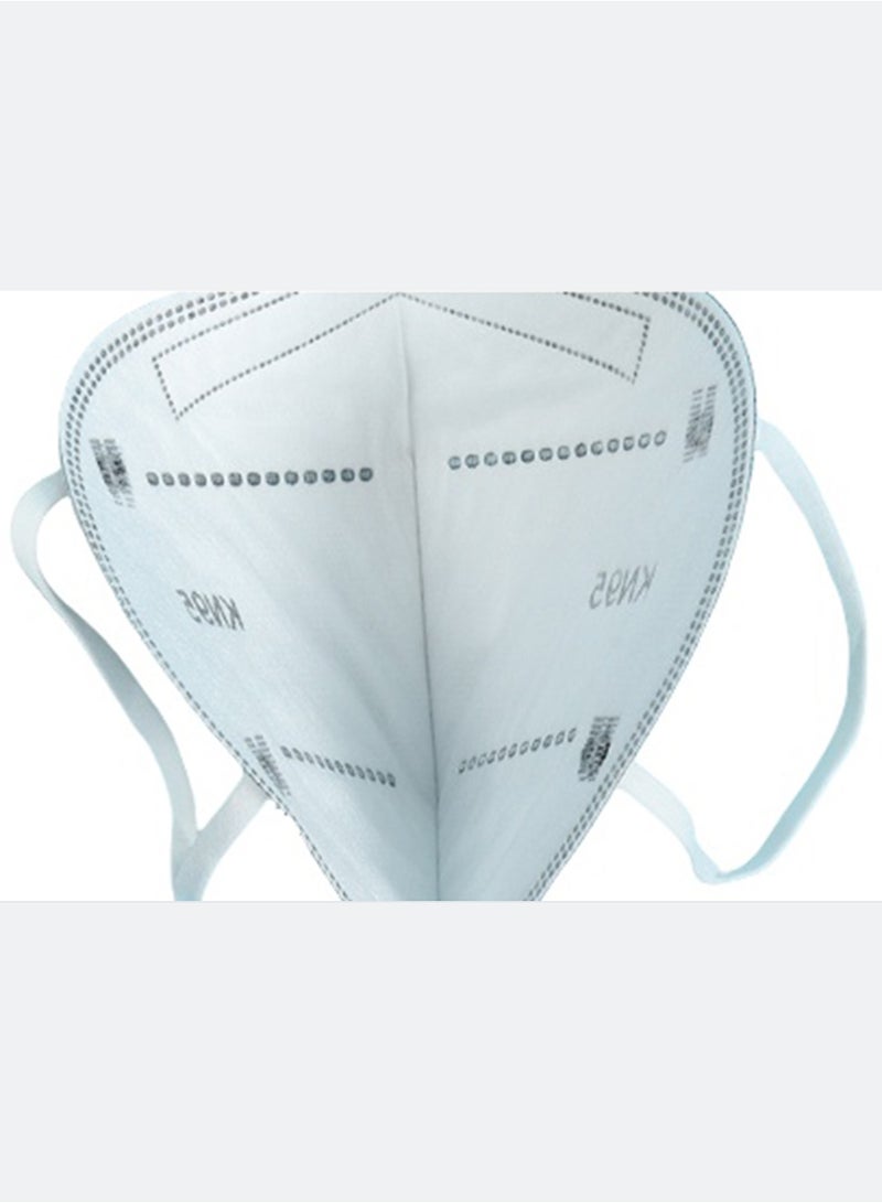 25PCS KN95 Face Mask 7 Layer Cup Dust Safety Masks Breathable Elastic Ear Loops Grey Masks disposable masks - Image 5