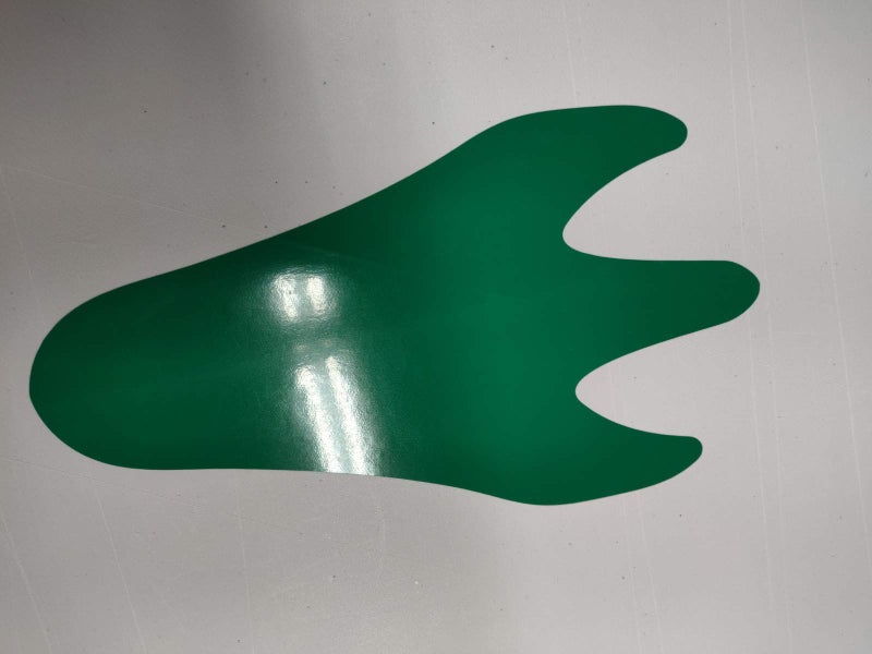 LiteMark Grass Green Permanent Dinosaur Track Floor Footprint Stickers - Pack of 12 - Image 5