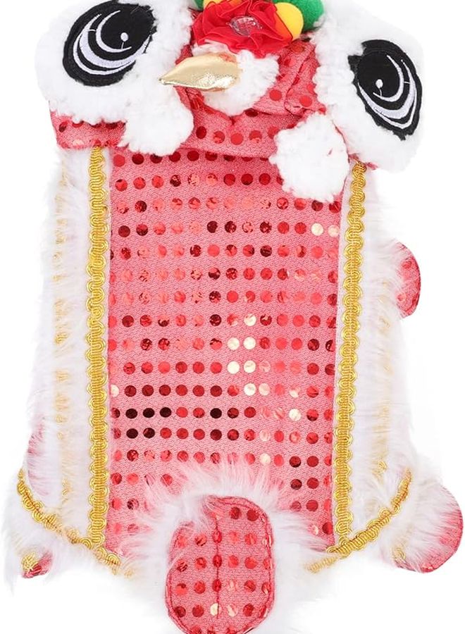 Medium Size 44X20Cm Dog Lion Costume Funny Dance Party Festive Outfit - Image 2