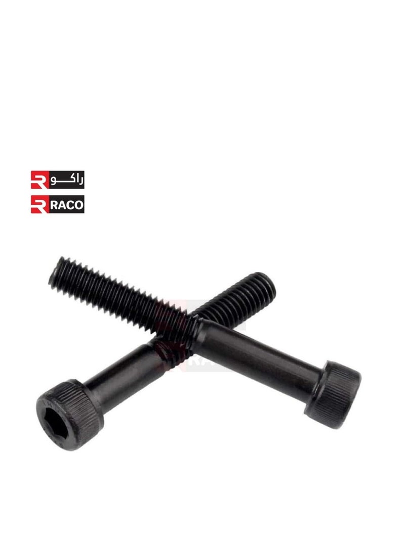RACO MS Allen Bolt Screw Allen Key Head Threaded Fastener Black Pack of 10  - Image 2