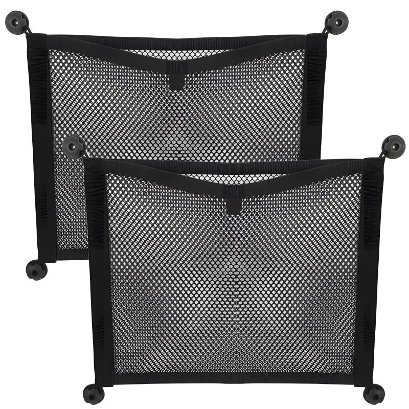 2 Pcs Elastic Cargo Nets 9.8 X 13.8 in Small Mesh for Car Trunk Organization - Image 4