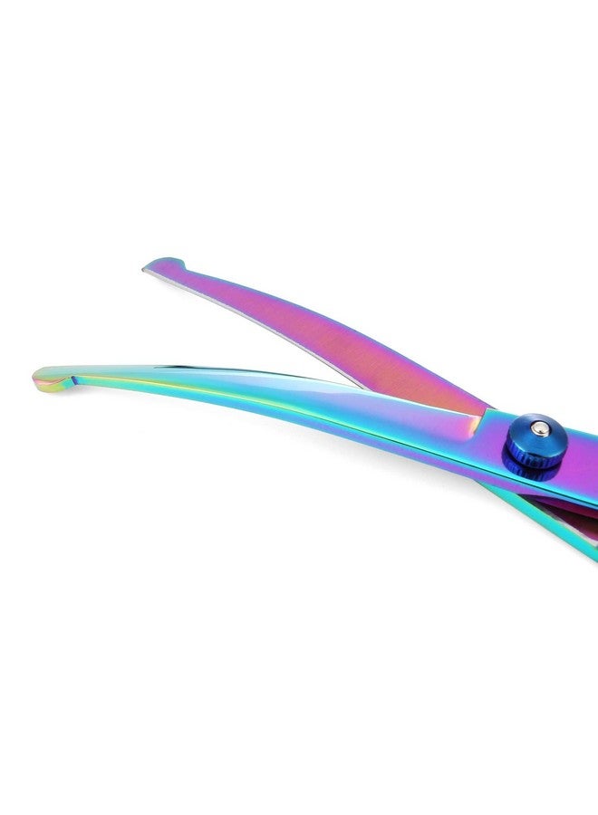 Mogoko Cat Dog Curved Scissors With Safe Round Tip, Stainless Steel Pet Grooming Shears - Image 5