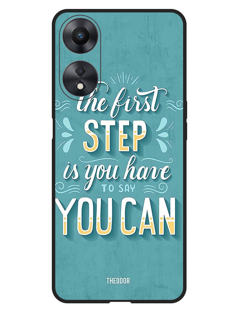 Theodor Protective Case Anti Scratch Shock Proof Bumper Cover For Oppo F23 5G The First Step - Image 1