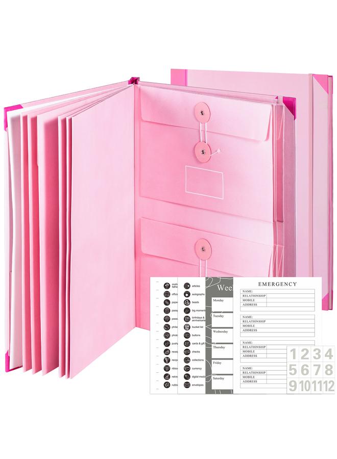 Bluejw In Case I Go Missing Binder Manila Pocket Folder Organ File Bag - Image 1