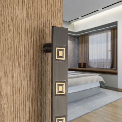 COMPASS 12" Brass Main Door Handle | Door Handles for Main Door | Pull Handles for All The Doors of House | Office | Hotels | PH-257 (Pack of 1, Antique Finish) - Image 5