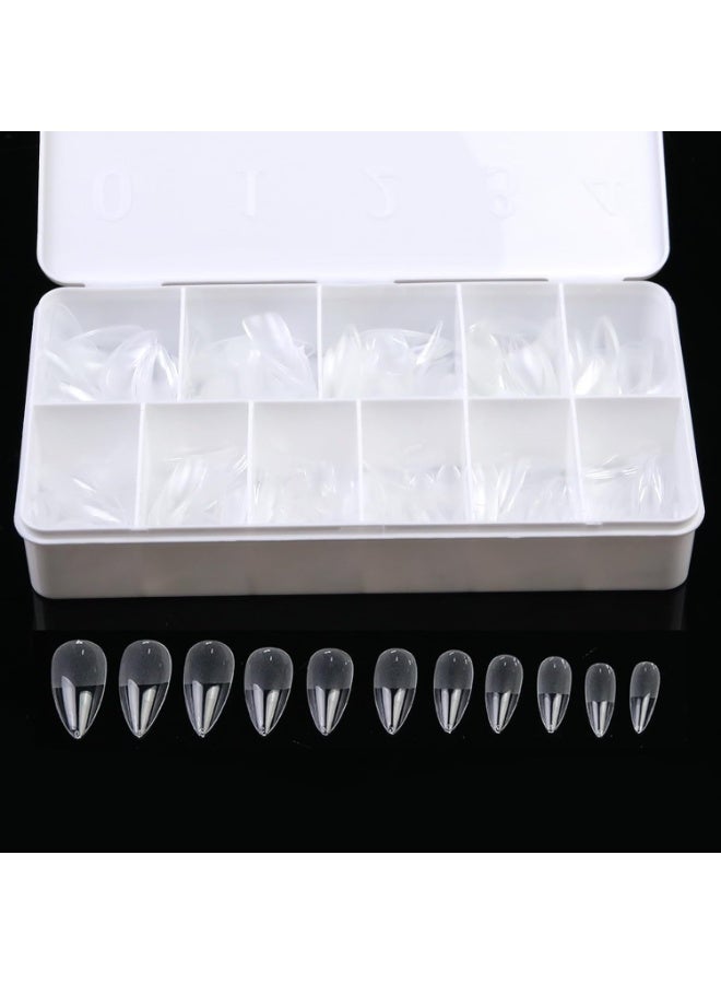 A box of 550 Soft Gel Tips. Full-coverage nails made of flexible gel, designed to enhance nails quickly and professionally. - Image 2