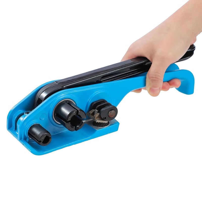 آلة ربط يدوية للشرائط الفولاذية البلاستيكية أداة شد يدوية مناسبة لصناديق الكرتون - Image 3