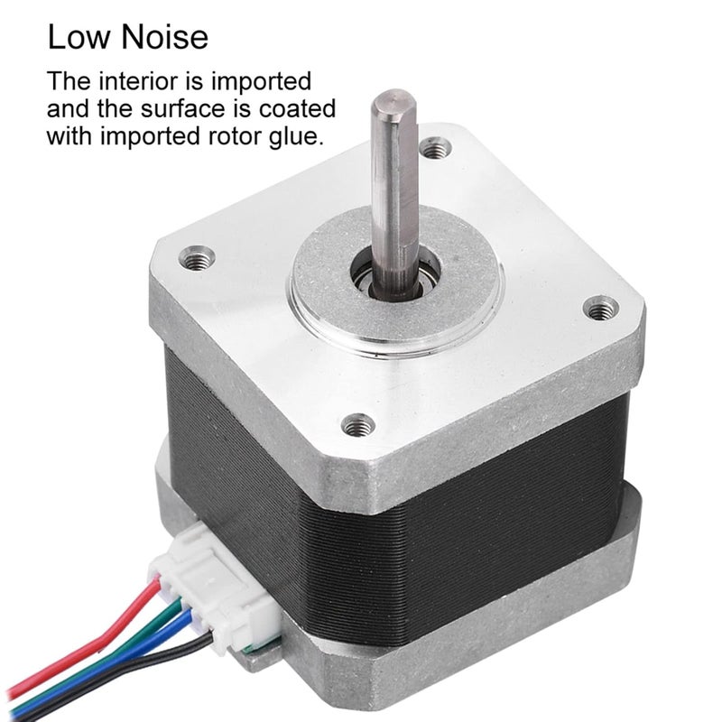 ZJchao Stepper Motor, Stepper Motor Driver 17HS4401 1.68A Two Phase High Torques 42 CNC for 3D Printer CNC Accessories - Image 4