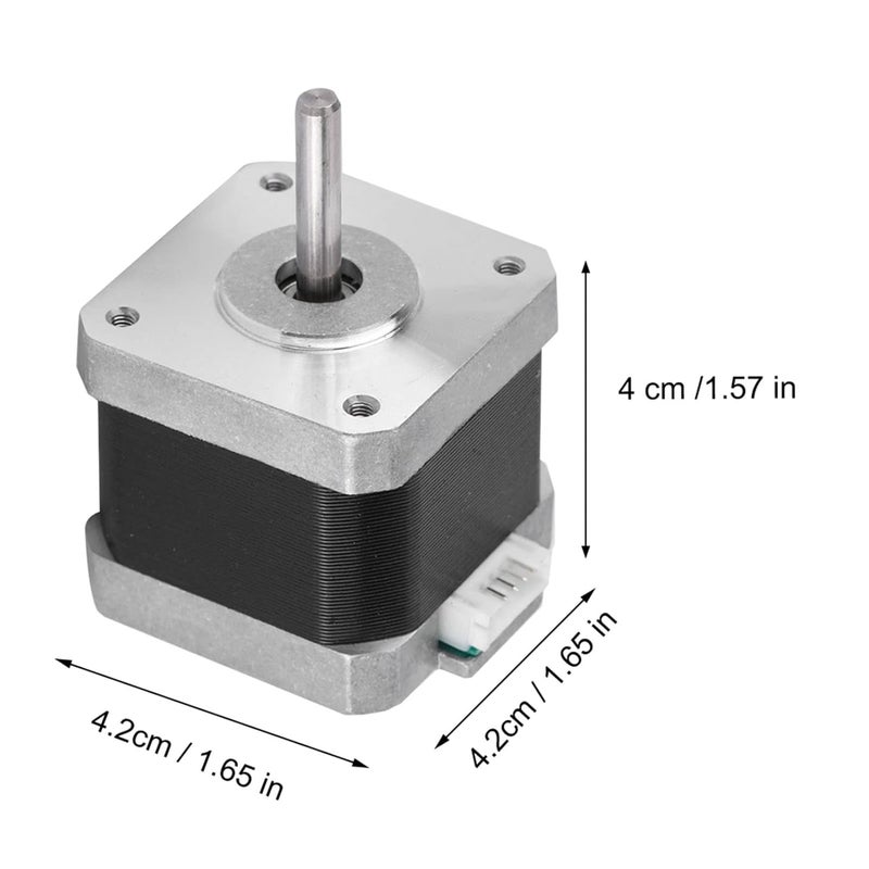 ZJchao Stepper Motor, Stepper Motor Driver 17HS4401 1.68A Two Phase High Torques 42 CNC for 3D Printer CNC Accessories - Image 3