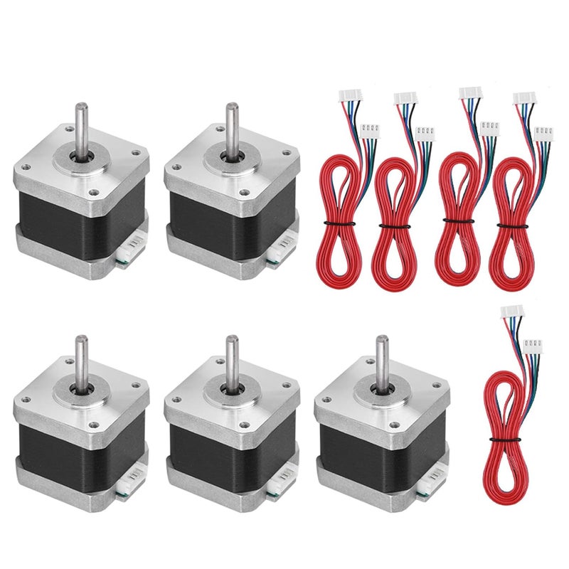 ZJchao Stepper Motor, Stepper Motor Driver 17HS4401 1.68A Two Phase High Torques 42 CNC for 3D Printer CNC Accessories - Image 5
