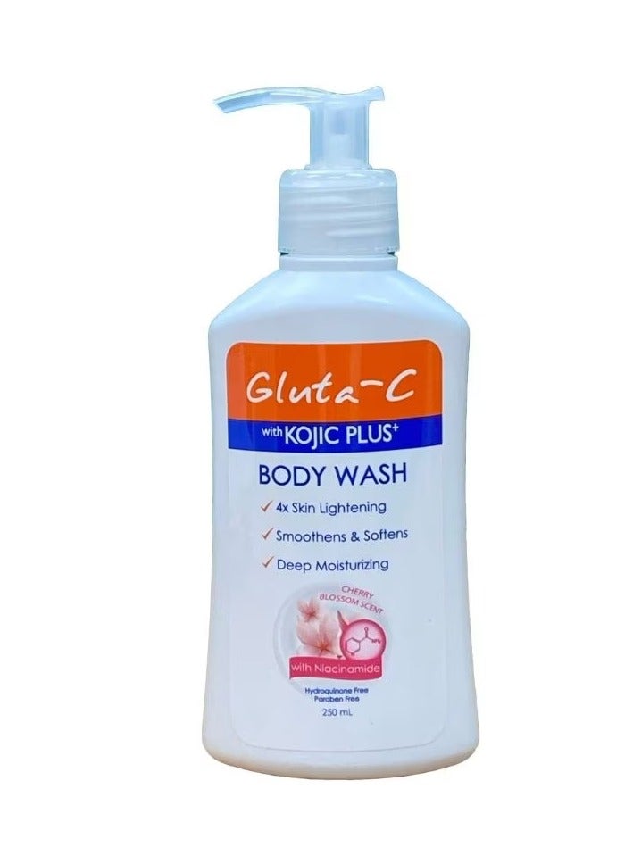 Kojic Plus+ Body Wash with Cherry Blossom Scent 250 ML