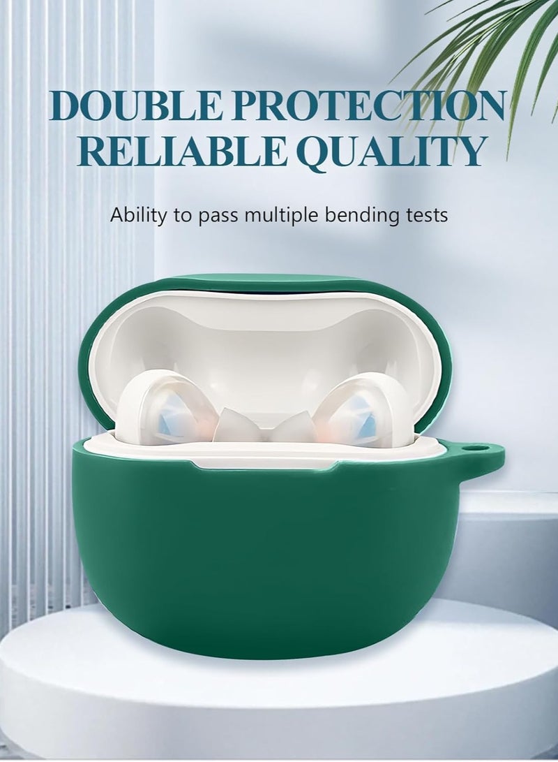 for Skulllcandy Rail Case Cover, Soft Silicone Protective Portable Scratch Shock Resistant Compatible with Skulllcandy Rail，Green - Image 3