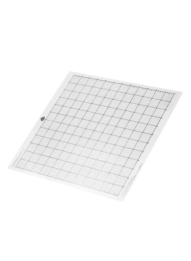 Bisofice Cutting Machine Special Pad 12 Inch Measuring Grid Replacement Transparent PP Material Adhesive Mat With Clear Film Cover for Silhouette Cameo Plotter Machine - Image 3