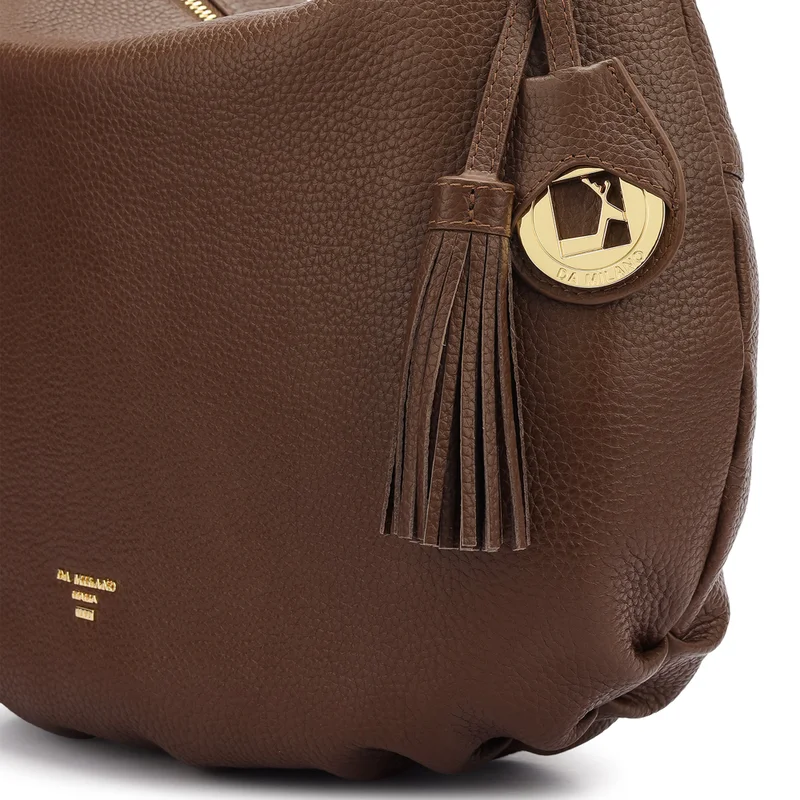 Da Milano  Da Milano Women's Leather Hobo Bag - Willow (M) for Women | Best Price UAE