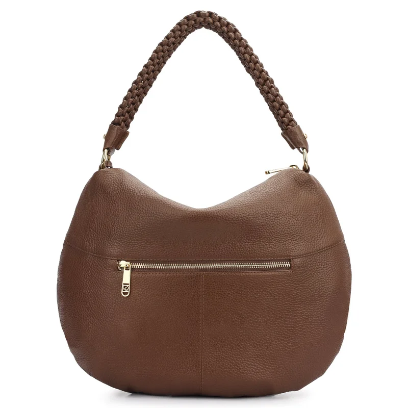 Da Milano  Da Milano Women's Leather Hobo Bag - Willow (M) for Women | Best Price UAE