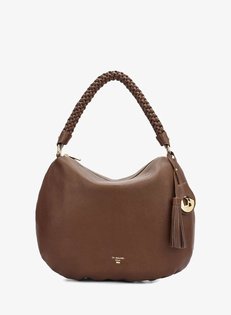 Da Milano Women's Leather Hobo Bag - Willow (M)