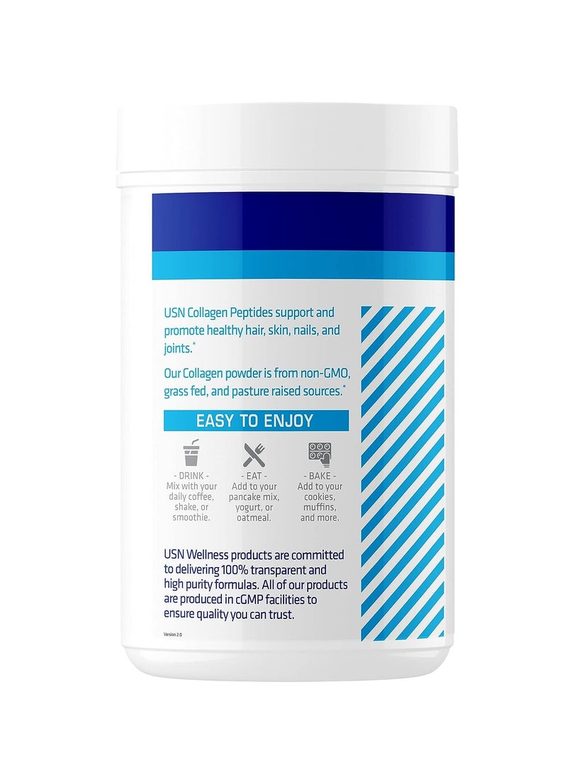 USN - Collagen Peptides Hydrolysed Type 1 And 3 Collagen 20g Of Collagen Per Serving 18g Protein Per Serving Unflavoured 600g - Image 1