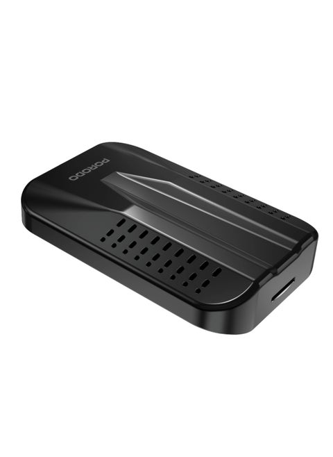Wireless Car play Supports Split Screen / Airplay & Miracast Compatible | YouTube | Spotify | Netflix | Android 12 / Bluetooth / WiFi / SD Card / Plug & Play - Black