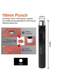 Serplex Serplex 10Pcs Wood Countersink Drill Bit Set 5Pcs Countersink Drill Bit with 5Pcs Extra Pilot Drill Bit Tapered Drill Bits with 516 Round Shank Counter Sinker Drill Bit Set for Woodworking  - Image 5