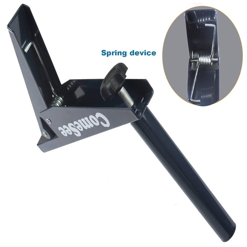 Comesee Ping Pong Net Set Table Tennis Table Post Professional Spring Activated Clamp with Net Clip Insert, 1.2 Inch Width Grip Holder, Tension and Height Adjustable Easy Set Up (Navy) - Image 5