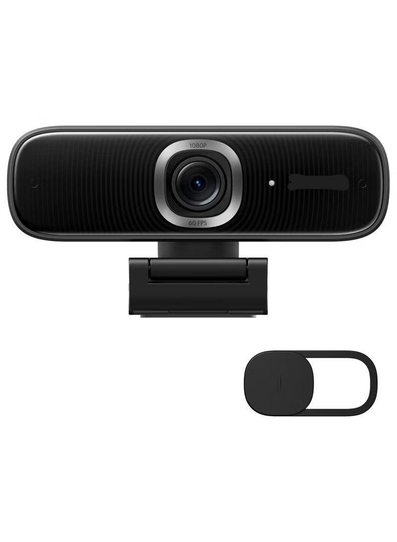 JAJEEK PowerConf C300 Smart Full HD, AI-Powered Framing & Autofocus, 1080p Webcam with Noise-Cancelling Microphones, Adjustable FoV, HDR, 60 FPS, Low-Light Correction, Zoom Certified Black - Image 1