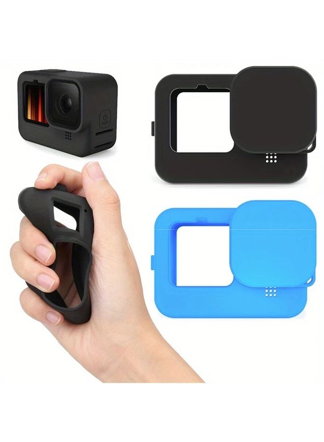 GoPro Hero 13 Protective Silicone Case Kit 11pcs Black Tempered Glass Screen Protector - Image 5