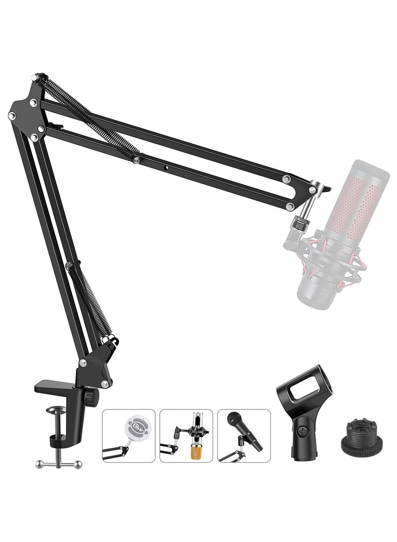 Professional Adjustable Microphone Stand Mic Arm Stand Studio Microphone Suspension Scissor Arm Stand - Image 1