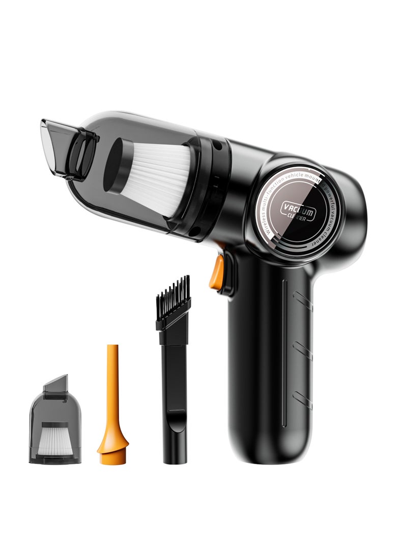 HouDeOS Car Vacuum Dual Use Blow Cleaner Handheld Auto Vaccum Cleaner Blower  - Image 1