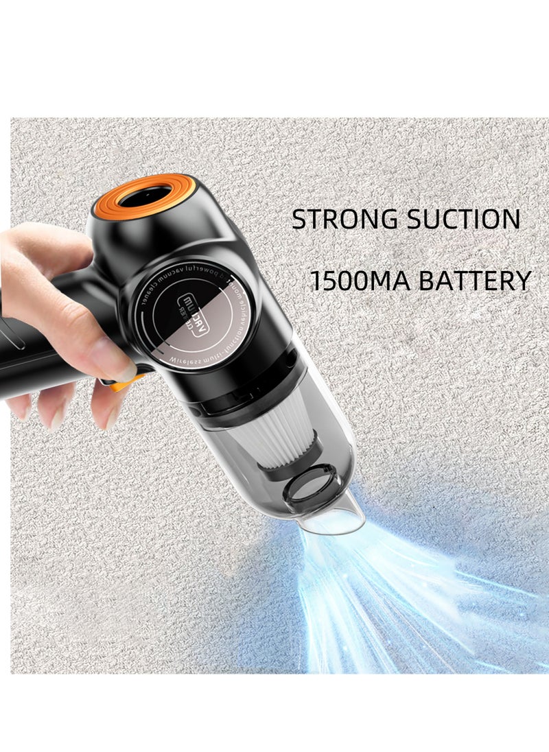 HouDeOS Car Vacuum Dual Use Blow Cleaner Handheld Auto Vaccum Cleaner Blower  - Image 5