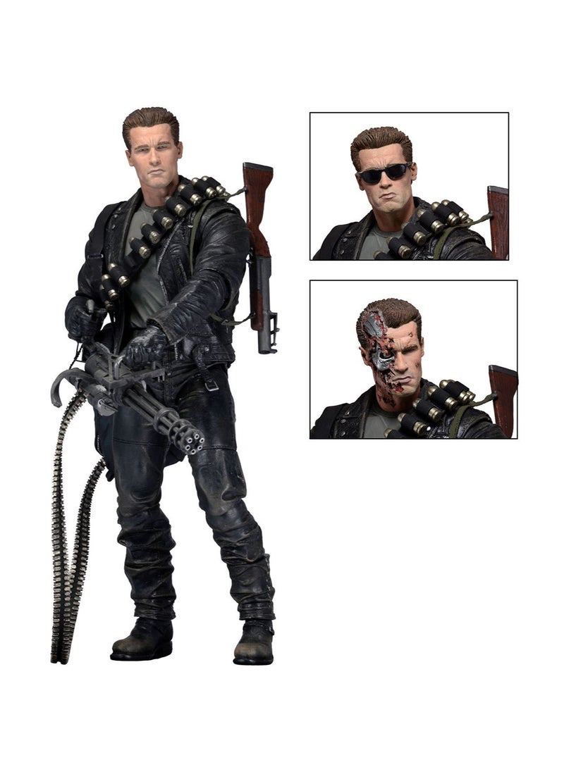 General - Terminator Future Warrior 2 Schwarzenegger T800 Deluxe Edition Arnold, movable figure model (18cm) - Image 1