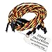 BackBay R/C BackBay RC 20awg Servo Extension Wire wSafety Clip 100 Strands for RC Vehicles Drones EBikes 8 Lengths 5 Wires per Pack 60CM 24in - Image 2