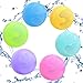 QETRABONE 6 Pcs Reusable Water Balloons MagnetsFree Refillable Water Balloons Quick Fill Summer Outdoor for Adults - Image 2