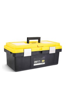 Malfah Enterprises Malfah Tool Box Plastic With Metal Lock 19 Measured Diagonally Like Tv Screen With Tray DLTC290  - Image 4