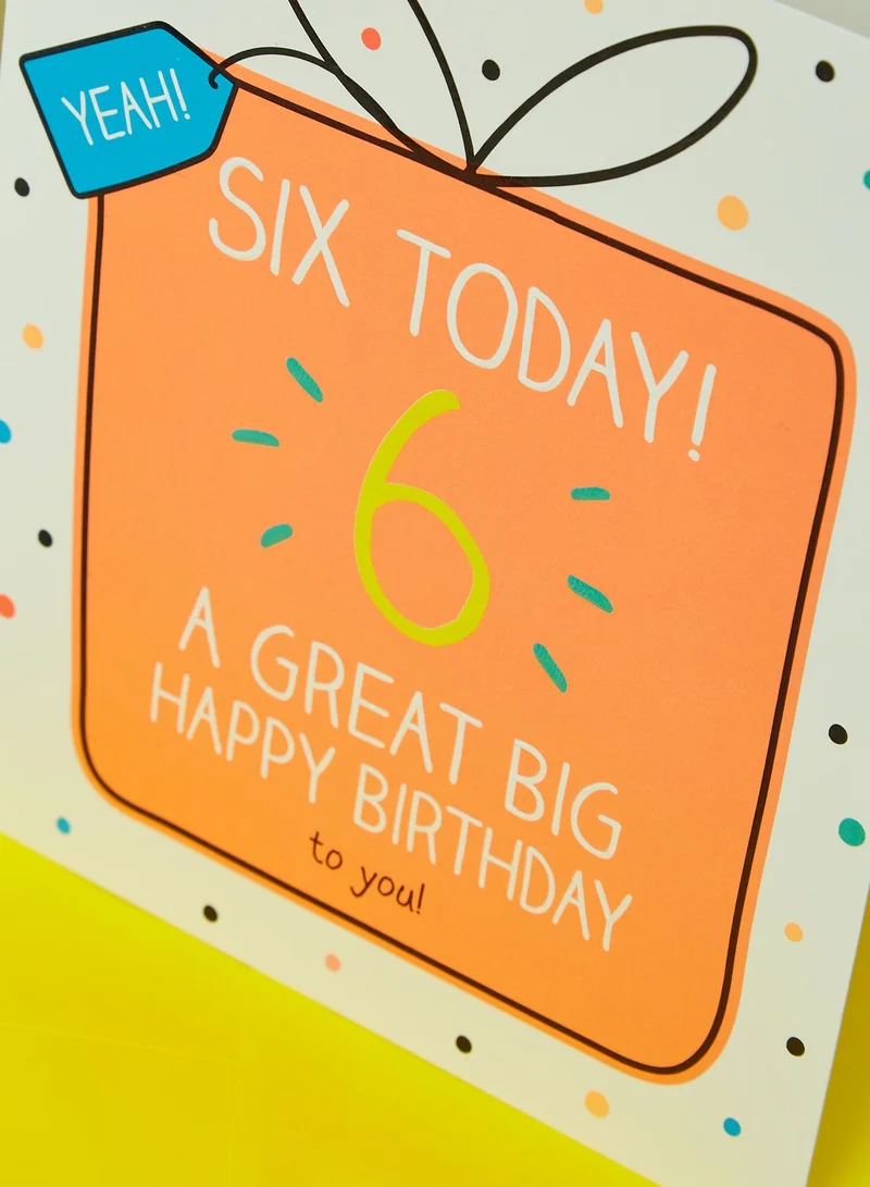 Pigment 6 Great Big Happy Birthday Card