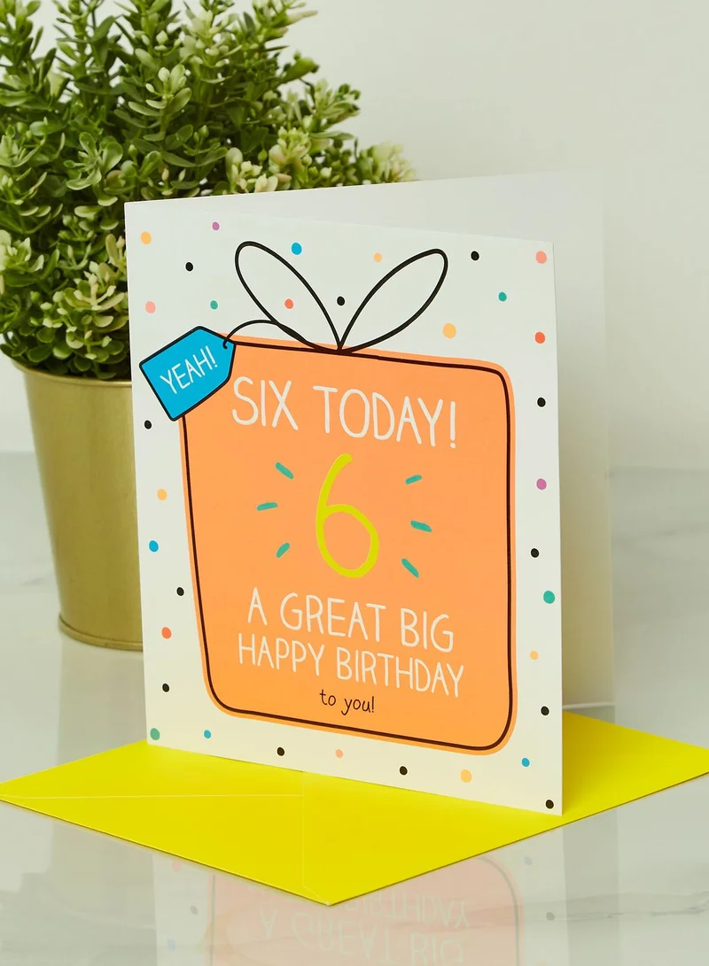Pigment 6 Great Big Happy Birthday Card