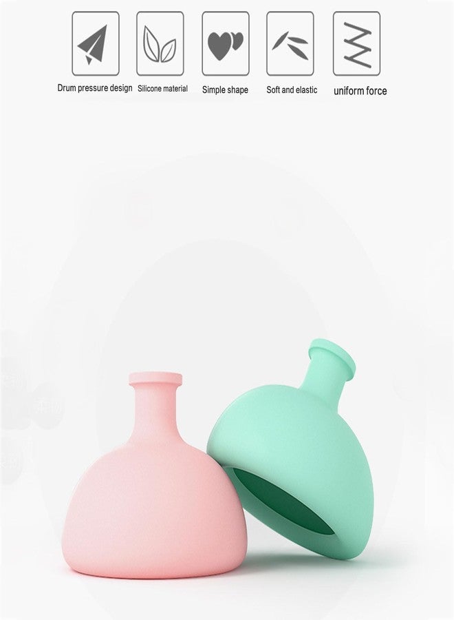 Zaagot for Palm Chest Percussion Cup-CPT Cup Helps to Break up Mucus by Percussion and Postural Drainage, for Palm Sputum Re Green Silicone - Image 3