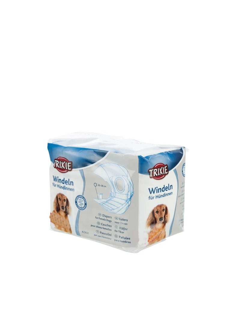 تريكسي حفاضات للكلاب مقاس وسط - Image 1
