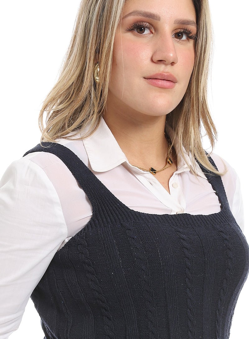 سيزار توب صوف حريمي حمالة - Image 4