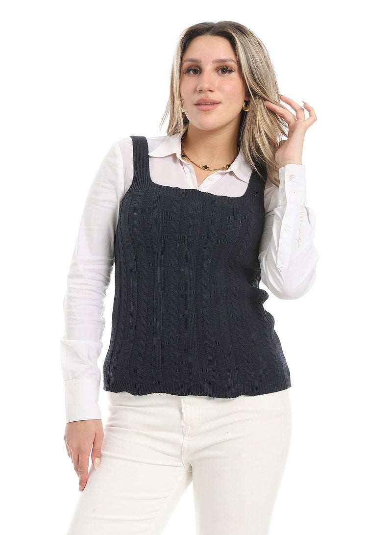 سيزار توب صوف حريمي حمالة - Image 1