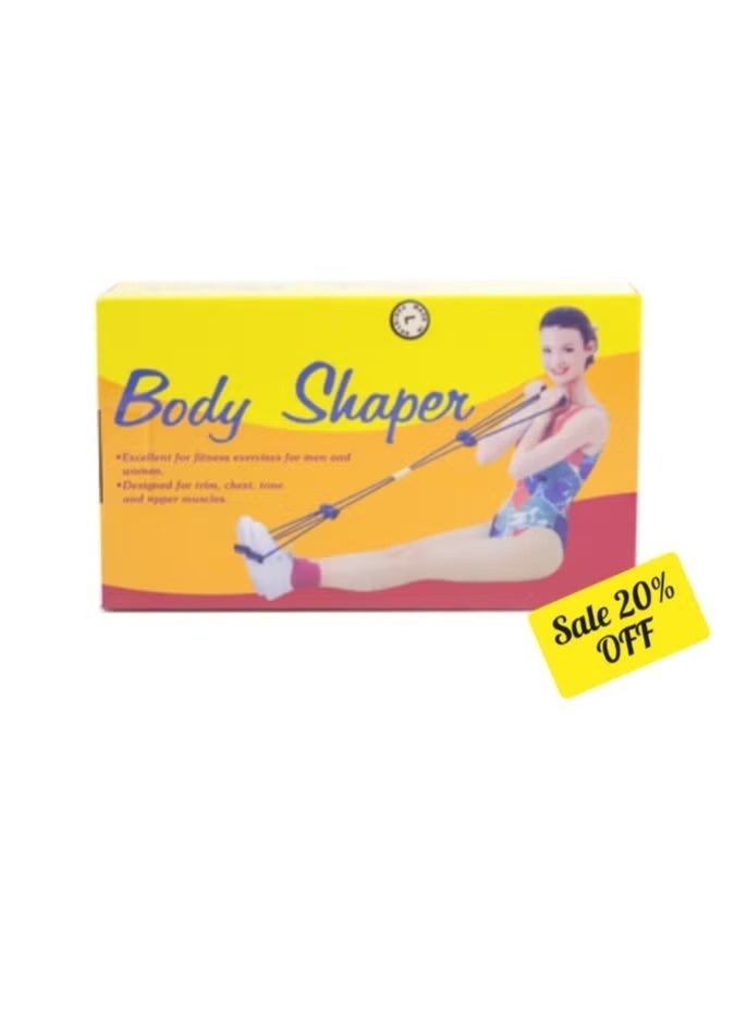 Body Shaper Tummy Trimmer Foot Pedal Resistance Band for Home Fitness - Image 1