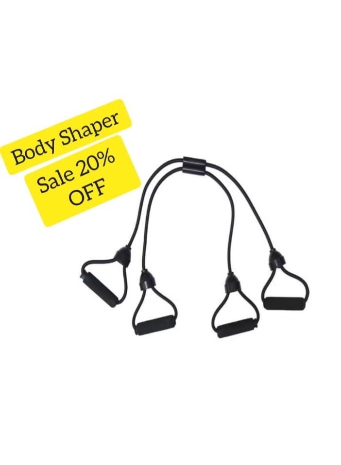 Body Shaper Tummy Trimmer Foot Pedal Resistance Band for Home Fitness - Image 2