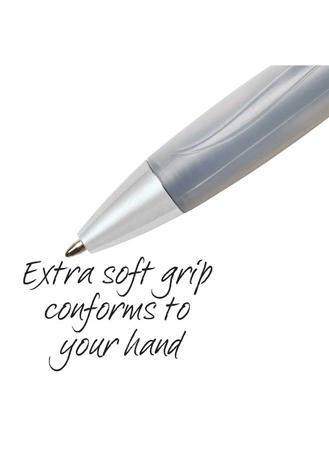 Bic Glide Ultra Comfort Retractable Ballpoint Pens Medium Point (1.0Mm) Black Assorted Barrel Colors 1Count Pack  - Image 3