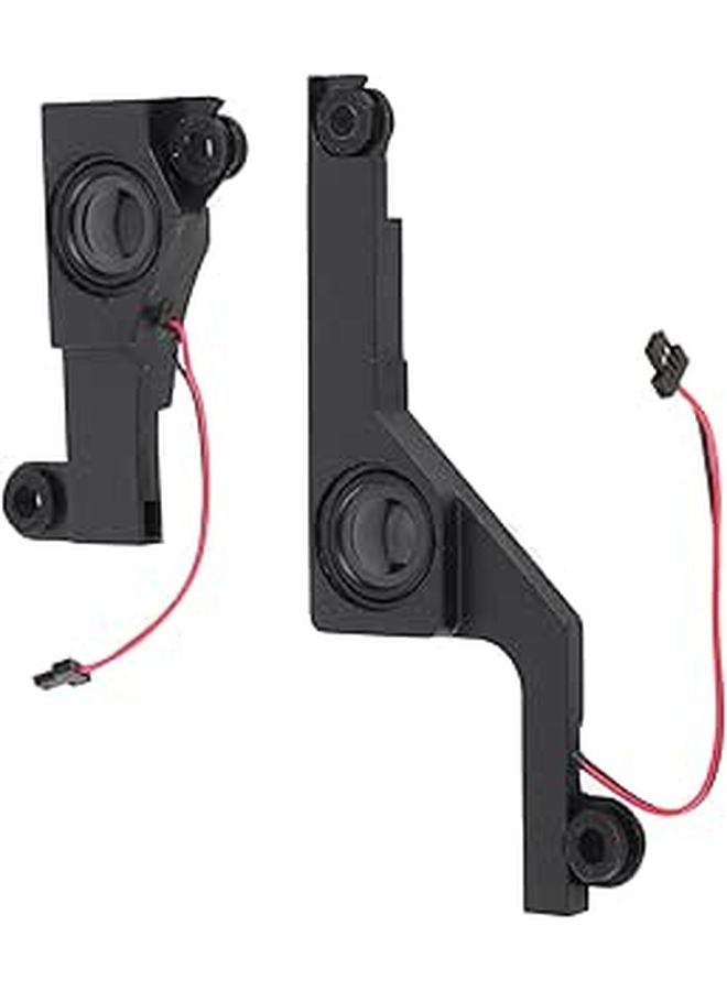2 Pcs Laptop Internal Speaker Replacement Compatible With 5750G 5750Z 5755G 5350 V3 571 V3 571G V3 551G E1 571 E1 521 Black Plug And Play ABS Material - Image 1